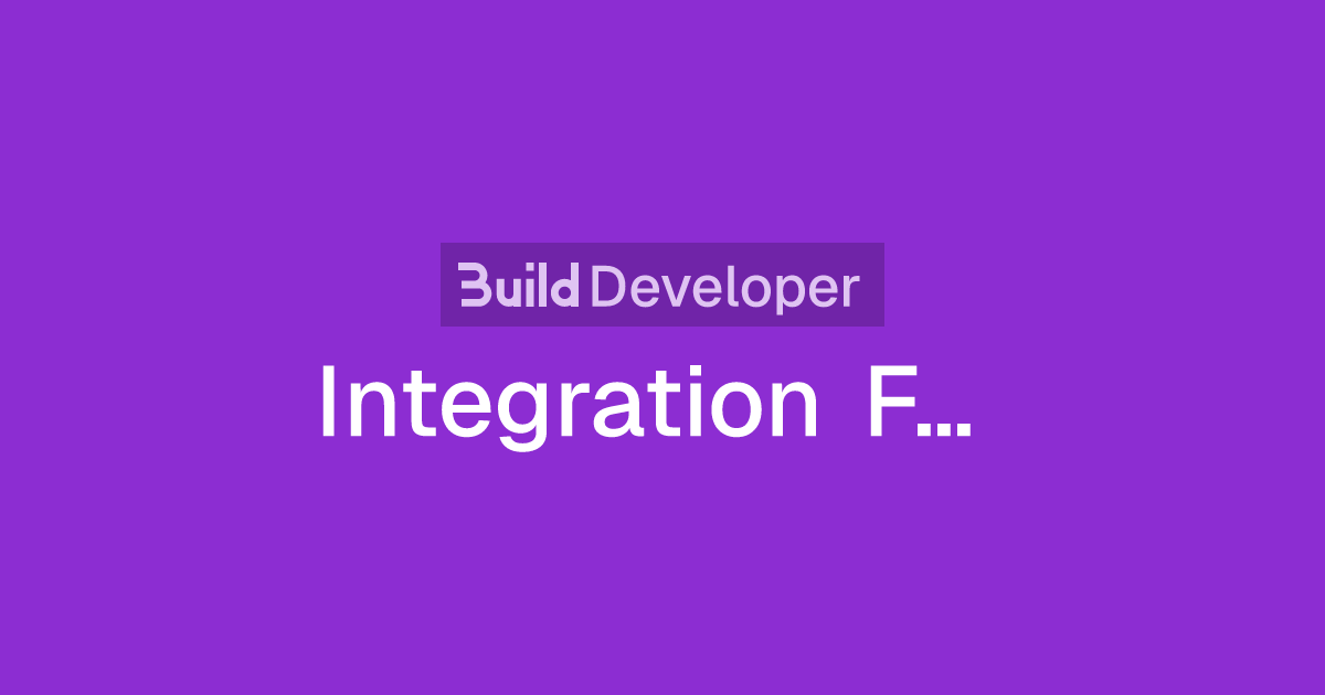 Integration FAQ | Build Developer